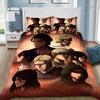 Cartoon Anime Attack On Titan Duvet Cover Pillowcase Bedding Set Adult Boy Girl Bedroom Decoration Children Single Double Size