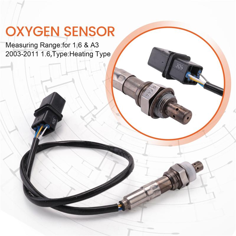 5 Wires Oxygen Sensor 06A906262BR For V W Golf Plus Touran 1.6 & A3 2003-2011 1.6 Lambda Probe Sensors 06A906262CF-M53K