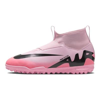 Кроссовки детские Zoom Mercurial Superfly 9 Academy TF GS Mad Brilliance Pack розовые-пенистые черные DJ5616-601