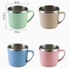 Anti-scalding Stainless Steel Cups Double Layer Water Cup Drinkware Drinking Cup  Milk