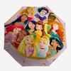 Disney Princesses, Friendship Themed Automatic Opening and Closing Umbrella, Brightly Colored 8-rib Portable Umbrella, Suitable for Men and