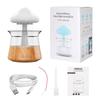 Cloud Rain Humidifier with 7 Colors LED Lights Water Drip Mushroom Mist Diffuser with Remote for