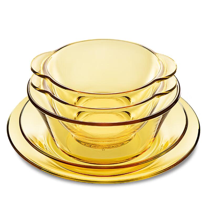 Corning 5-Piece Heat-Resistant Glass Tableware Set