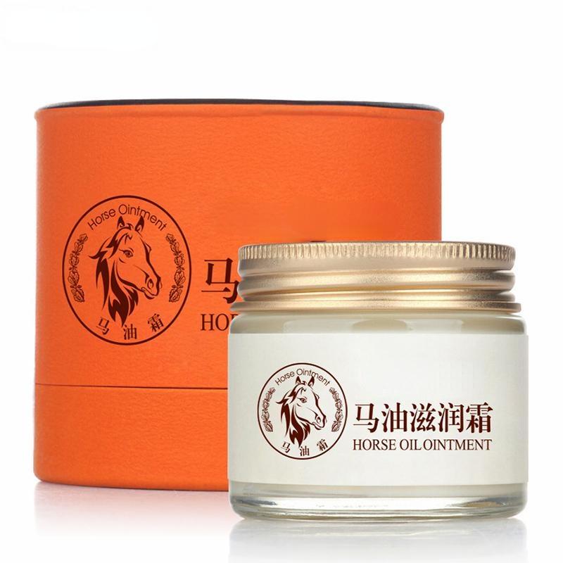 Увлажняющий и осветляющий крем для лица с лошадиным маслом, против морщин, лифтинговый, укрепляющий, отбеливающий крем для лица