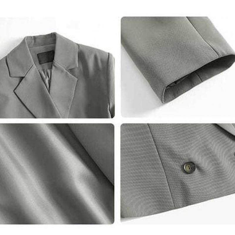 Summer And Autumn Korean Women Short Small Suit Coat And Blazers Office Lady Long Sleeve