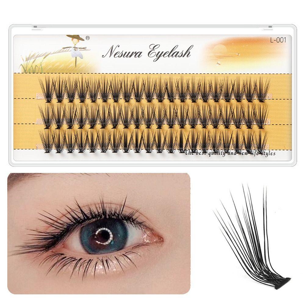 Segmented Individual Cluster Eyelashes 8-15mm L Curl False Eyelashes Eyelash Extension
