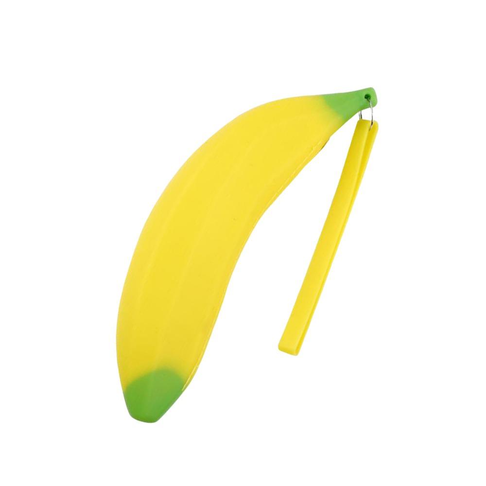 Simulated Fruit Pencil Case Silicone Stationery Pouch Portable Pen Bag  School Office