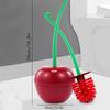 Туалетный ершик "Вишня", бытовой туалетный ершик с длинной ручкой и мягкой щетиной, предметы первой необходимости, креативная щетка для чистки,Туалетный ершик