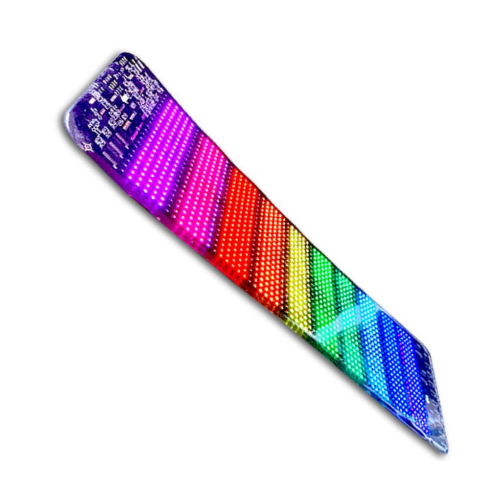 Программируемый светодиодный знак для автомобиля 64x20 точек матрица 13.7x4in ультра яркий прокручивающийся гибкий цифровой мобильный 