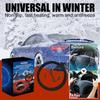 Rayhong Heated Non-Slip Universal Steering Wheel Cover - Quick Hand Warmer & Protector