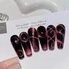 4Pcs Manicure Multi-Function Magnet Nail Salon Cat Eye Long Strip Magnet French Cat'S Eye Nail Stick Set For Uv Gel Tools