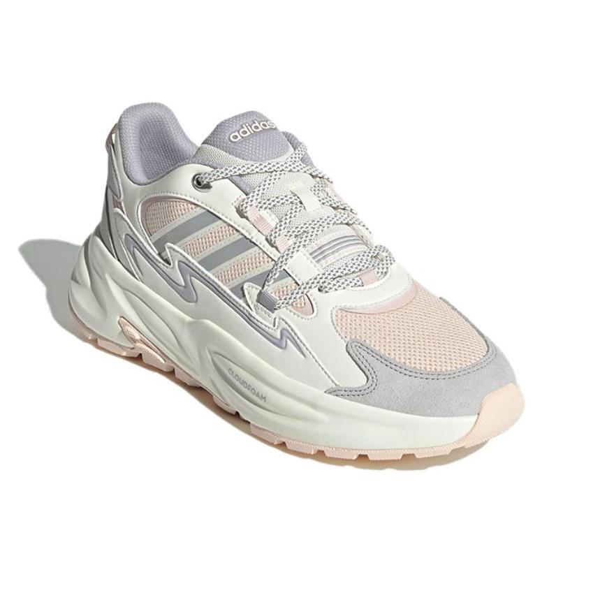 Adidas Ozwave Surge Comfortable Non-Slip Wear-Resistant Low-Top Dad Shoes Unisex Sneakers White Beige JR3191