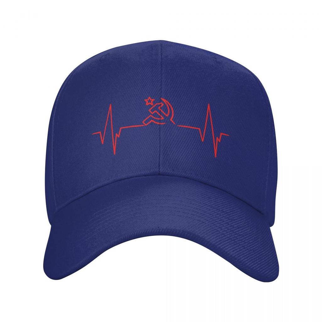 Классическая бейсболка Heartbeat Rossia Russia CCCP для взрослых, СССР, регулируемая шляпа для папы, унисекс, женская хип-хоп