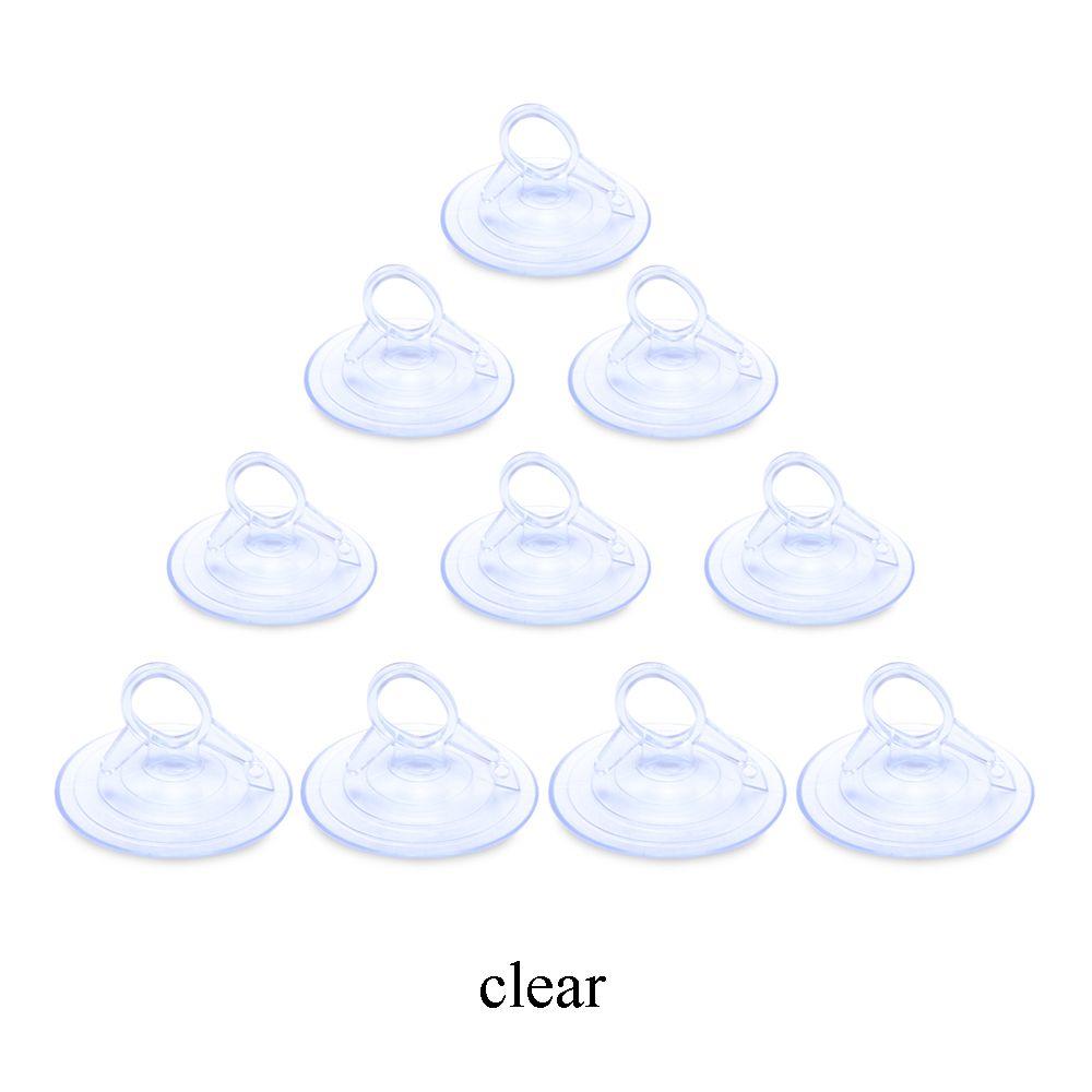 10PCS Clear Car Sunshade Kitchen & Home Sucker Suction Cup Hook Wall Hanger