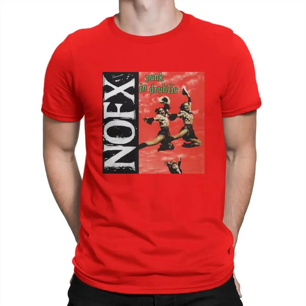 Новая футболка NOFX с принтом, смешная, хлопковая, с коротким рукавом, футболка музыкальной группы, с круглым вырезом, одежда, легкая и дышащая для прохладных летних нарядов