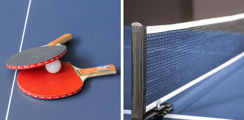 Table tennis table ping pong set net paddle balls father's day