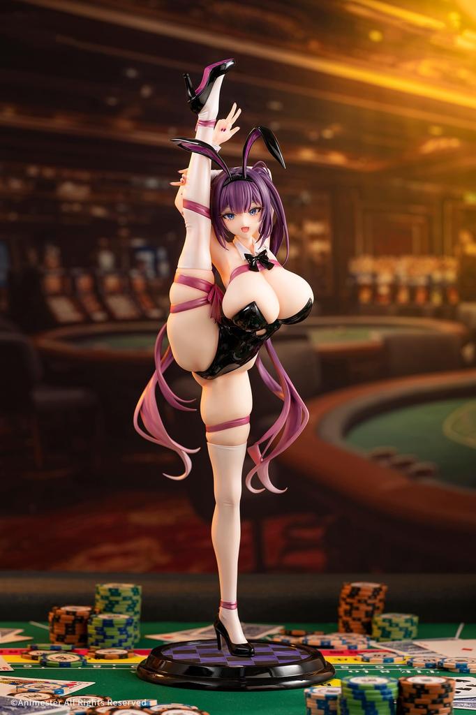 Иллюстрация Бии "Милая девушка-кролик Юна Вер." масштаб 1/4 ПВХ и АБС расписанная готовая фигурка