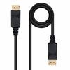 Кабель DisplayPort - Nano Cable - 1 м - Черный - Папа к папе - Совместимый с монитором - RoHS - ABS - Гарантия 2 года
