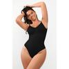 Plus Size Thong Hip Lift Seamless Shapewear Women's Corset Halter Bodysuit