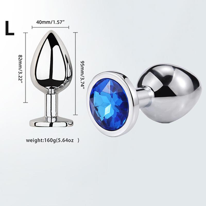 Мини Анальная пробка Игрушки для взрослых Для мужчин Женщин Анальная пробка Металл Эротика Интимная Эротика Секс-игрушки Пары Товары для взрослых XXS XS SML