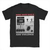 Nine Inch Nails NIN Мужские футболки Crazy Tees Футболка с коротким рукавом и круглым вырезом Летняя одежда из чистого хлопка