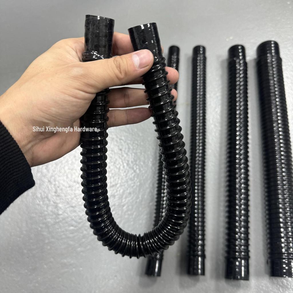 Набор для слива аквариума: Гофрированный гибкий шланг с верхним и нижним патрубками, удлинителем, фильтровальной коробкой и перекидной коробкой