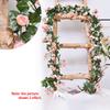 1шт цветочный арочный декор домашнее свадебное украшение гирлянда из роз и плюща шелковые розы искусственные цветы поддельные виноградные лозы