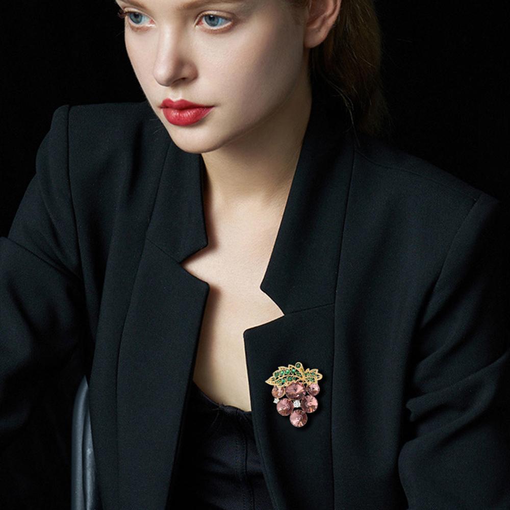 Senior Brooches Flower Leaf Brooch Pins for Women Suit Pendant  Fashion Brooches Jewelry