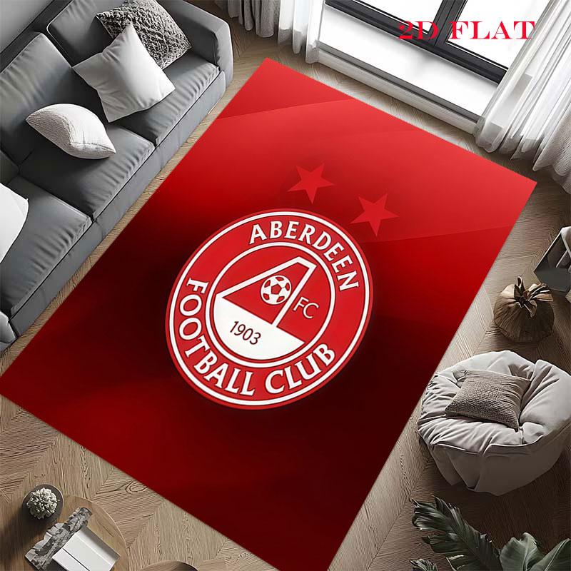Aberdeen logo Carpet Rug for Living Room Bedroom Home Sofa Decoration,Kids play Nonslip Floor Mat