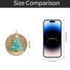 2D Acrylic Coastal Christmas Tree Decorations, Ocean-Themed Home Decor And Room Decorations