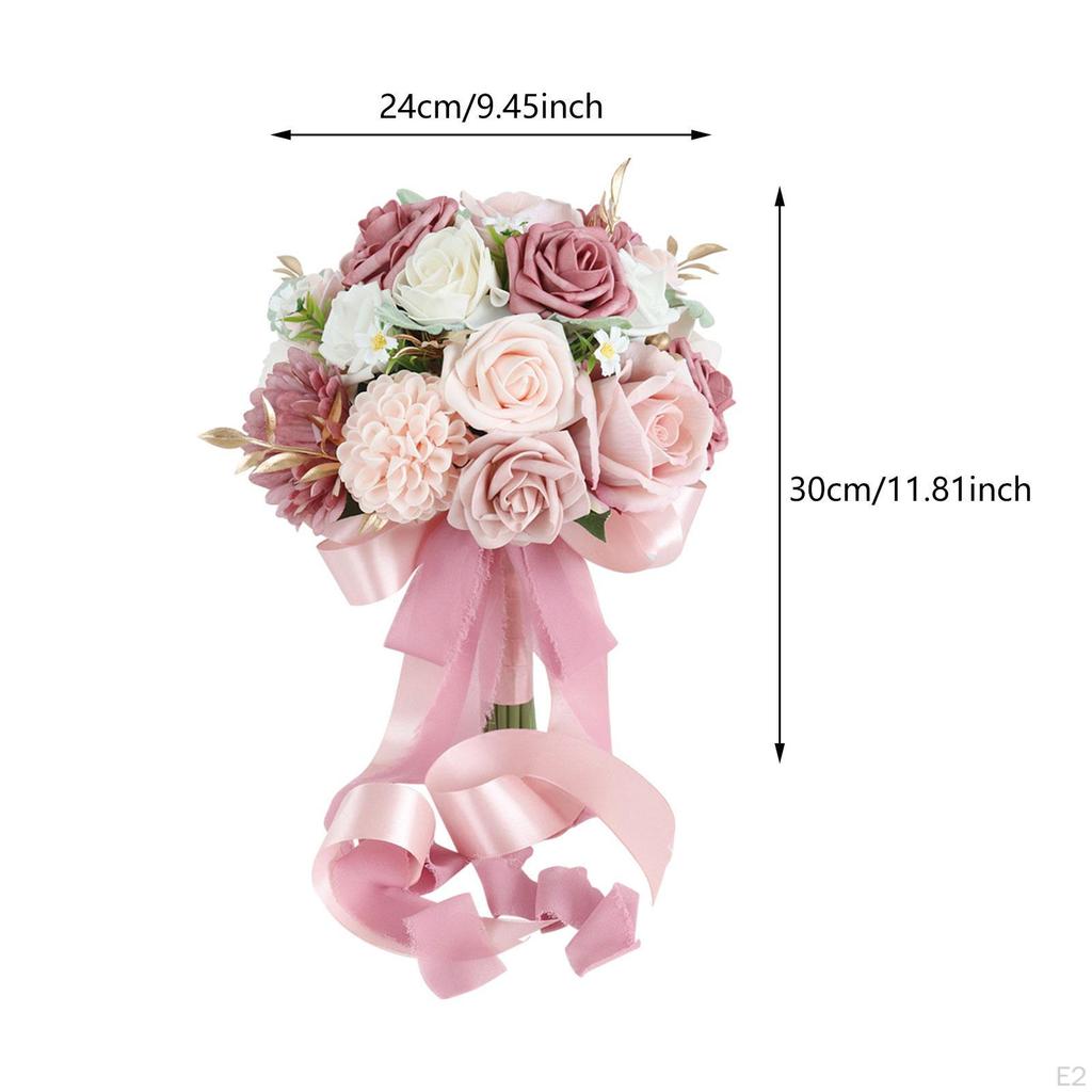 Artificial Flower Bouquet for Weddings with Bride