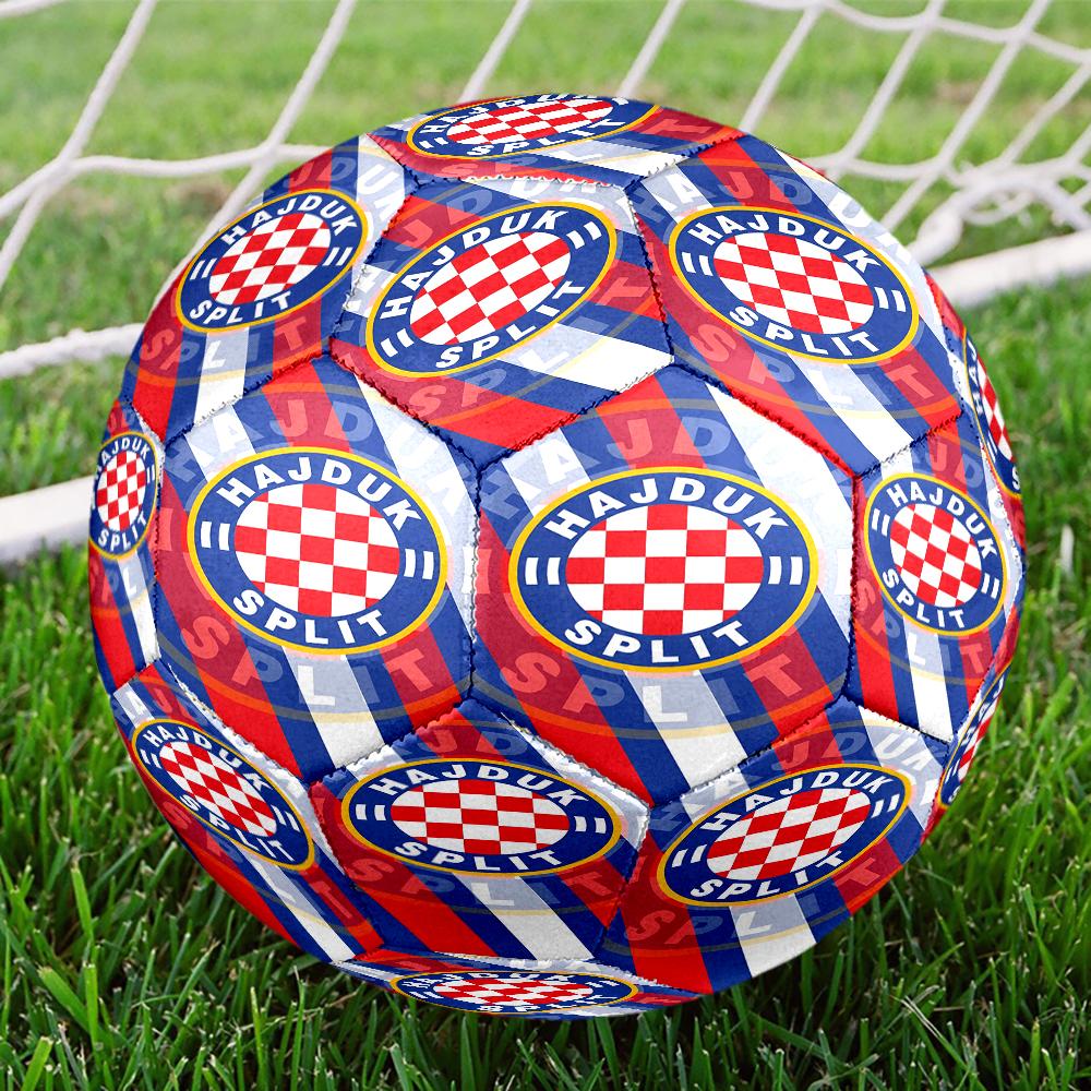 Hajduk Split Football Crest Size 5 Soccer Ball,Indoor/Outdoor Suitable for Training Matches Tournaments Practice Games Perfect Gift for Fan