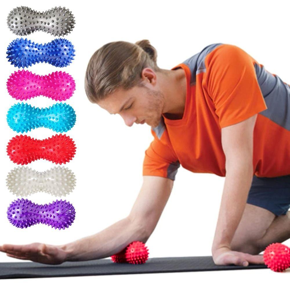 Trigger Point Massage Therapy Ball Muscle Relax Plantar Fasciitis Poratble Peanut Spiky Ball