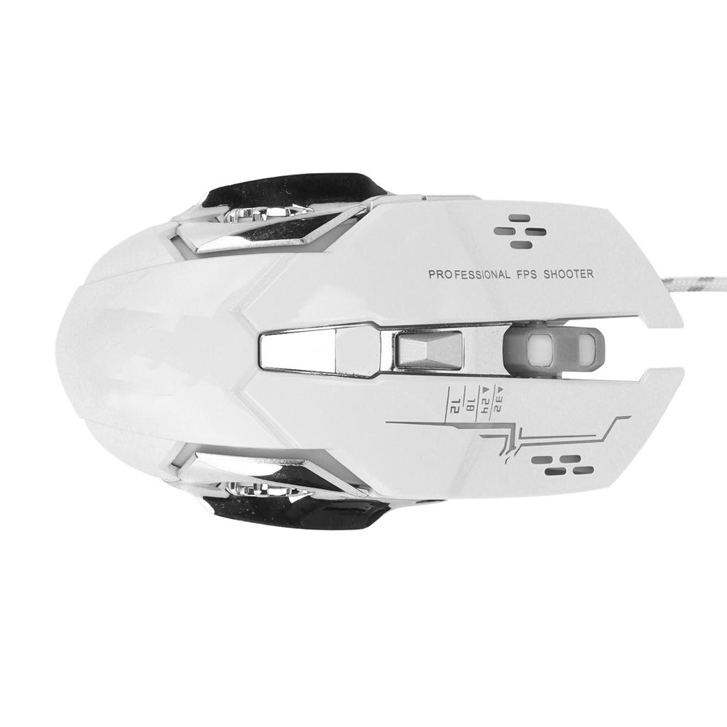 Wired Mouse 6Button USB Port Gaming Luminous Ergonomic Optical Computer Accessories