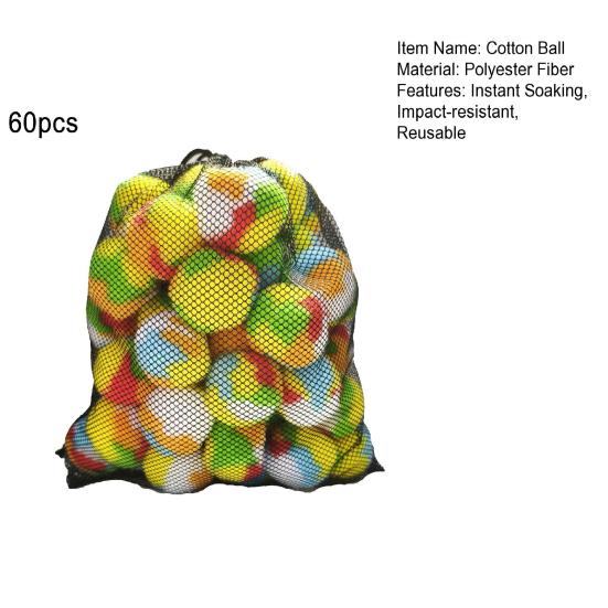 Reusable Water Sponge Balls Soft Instant Refill Water Balloons Summer Party Water Toys for Kids' Water Fights