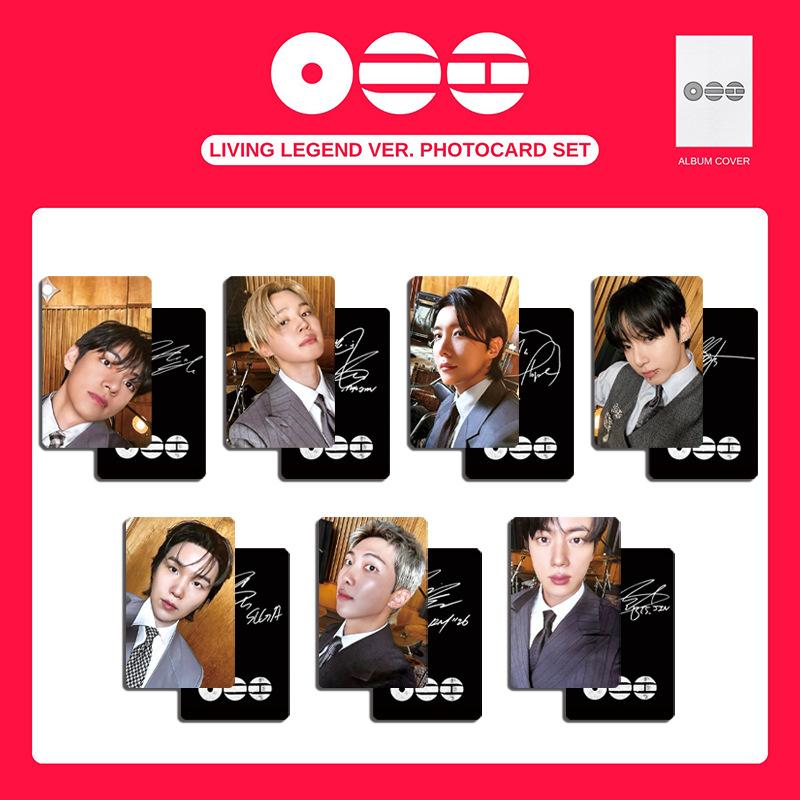 7 шт. K-pop Bangtan Boys Ломо Карточки, Альбом с HD Печатью, Подарочный Набор Коллекционных Карточек для Фанатов ARMY, Модные Фотокарточки Идолов Коллекционные для Подарка Фанатам