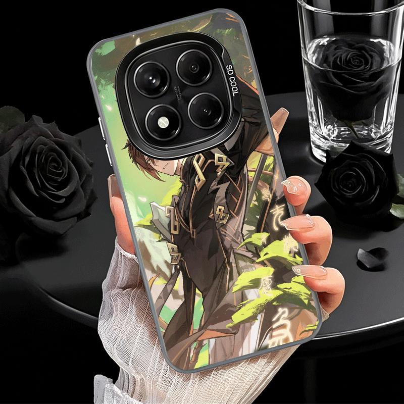 Мягкий чехол для телефона Genshin Impact Чжун Ли для Xiaomi Redmi Note 13 14 15 Pro Plus 12S 12 11S 11 11T 10S 10 Ударопрочная задняя крышка Sh