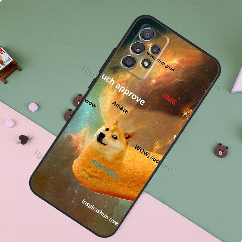 Doge Meme Kabosu Fundas For Samsung A53 A33 A23 A13 A73 A12 A22 A32 A42 A52 A72 A50 A51 A71 A14 A34 A54 Case