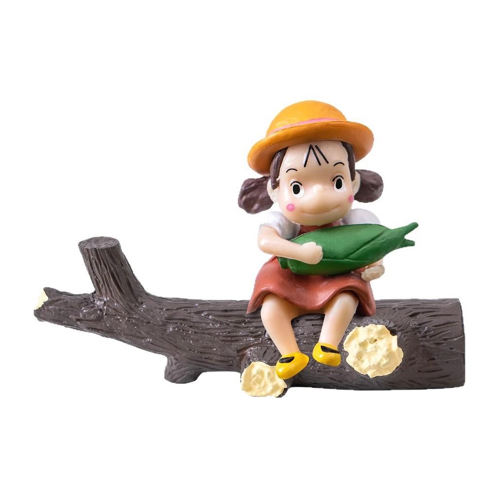 Pvc My Neighbor Totoro Mei Sitting Statue With Corn For Wedding Gift And Party Decor