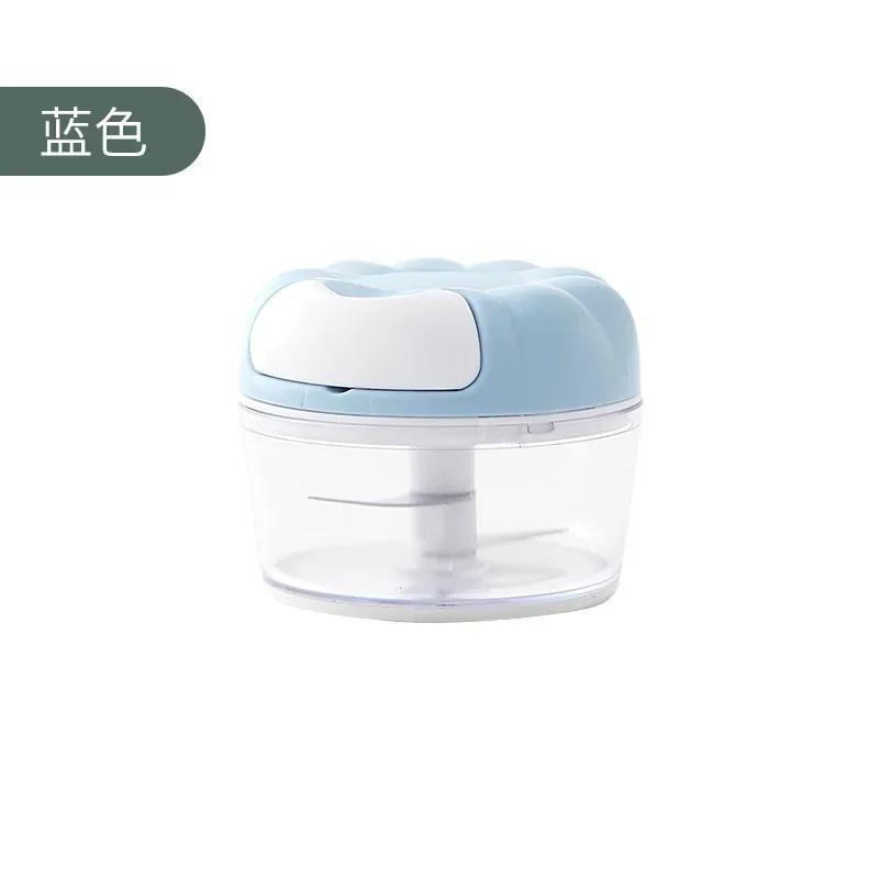 Кухонный гаджет Мини-чеснокорезка Ручная дробилка для лука и чеснока Многофункциональная мясорубка для чеснока Вспомогательная пищевая машина