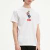 Футболка с коротким рукавом Levis X Super Mario Cartoon Print Crew Neck для мужчин, белая 22491-0711