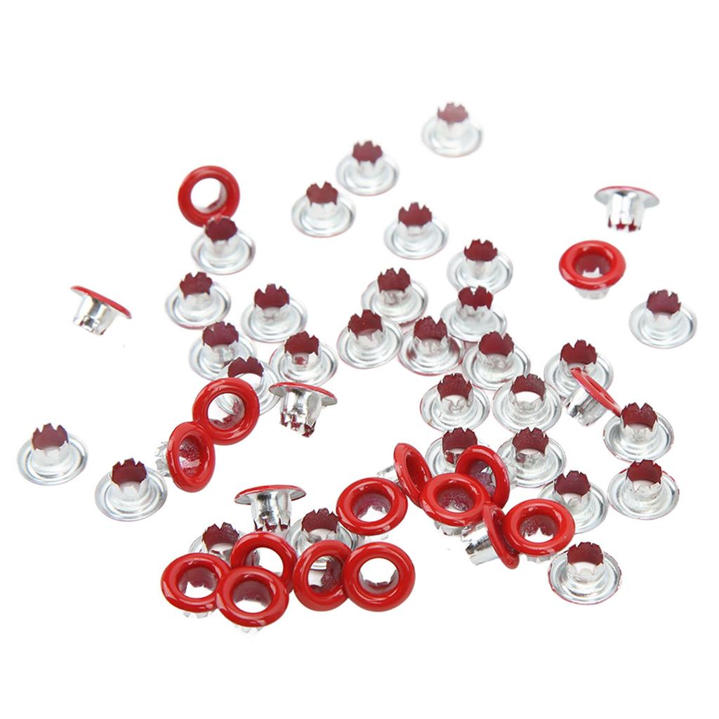 500Pcs Eyelet Grommet Color Round Edge Fine Workmanship Good Toughness Metal Eyelets for Shoes
