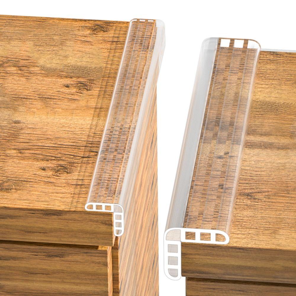 Ударопрочная угловая накладка ПВХ Защита кромки стола Невидимая защита от детей