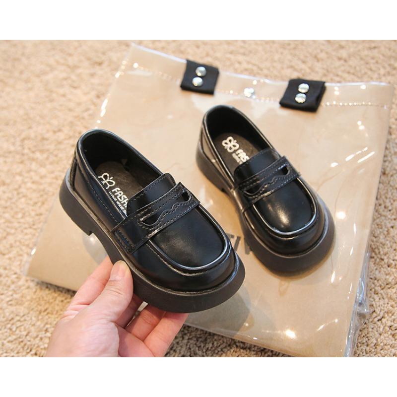 Корейские ретро повседневные детские туфли из кожи, новые осенние туфли в британском стиле