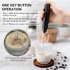 Electric Milk Frother Handheld with Stand Drink Mixer Mini Blender for Coffee