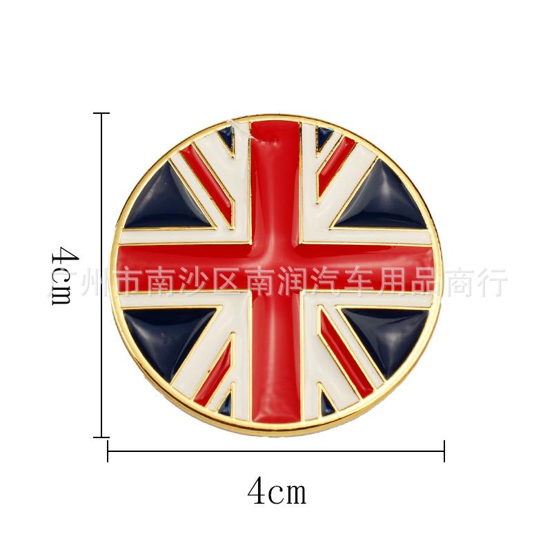 3D Металлическая эмблема-значок Union Jack для Автомобиля и Мотоцикла Самоклеящаяся Накладка от Царапин Задний Багажник Модифицированная Наклейка на Кузов