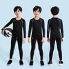 Kids' Quick-Dry Sports Base Layer: Bodysuit for Basketball, Football, and Fitness - Ideal for Autumn/Winter.