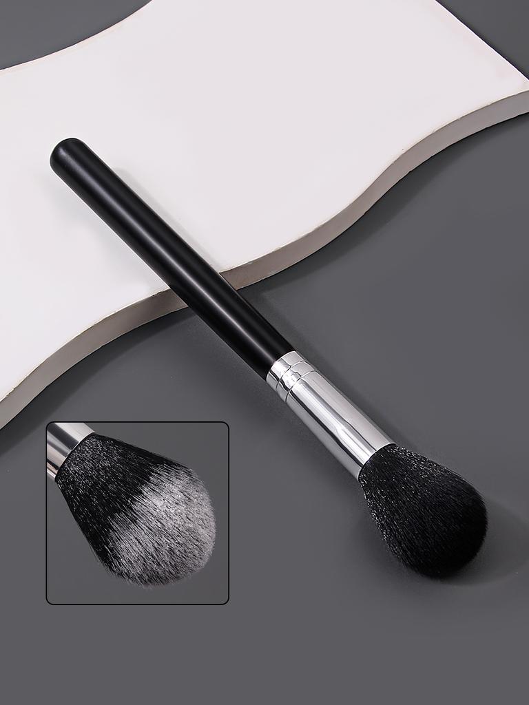 Black Flame Highlighter Brush Face Makeup Brush Soft Bristle Blush Brush Loose Powder New Beginner Easy To Use Makeup Tool