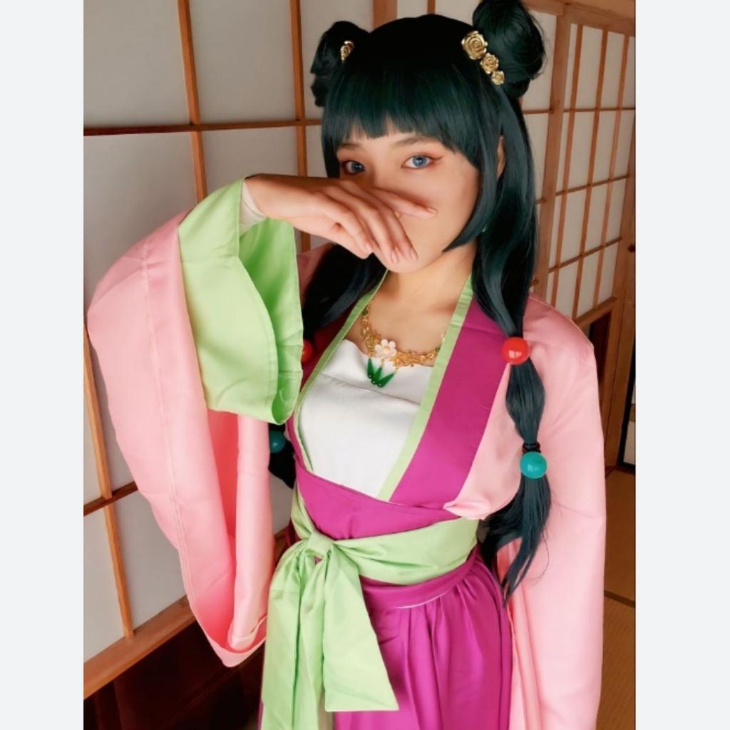 Аниме Кусурия Но Хиторигото Маомао Косплей Костюм Униформа Хэллоуин Вечеринка Аниме Ролевая Игра Наряд для Женщин