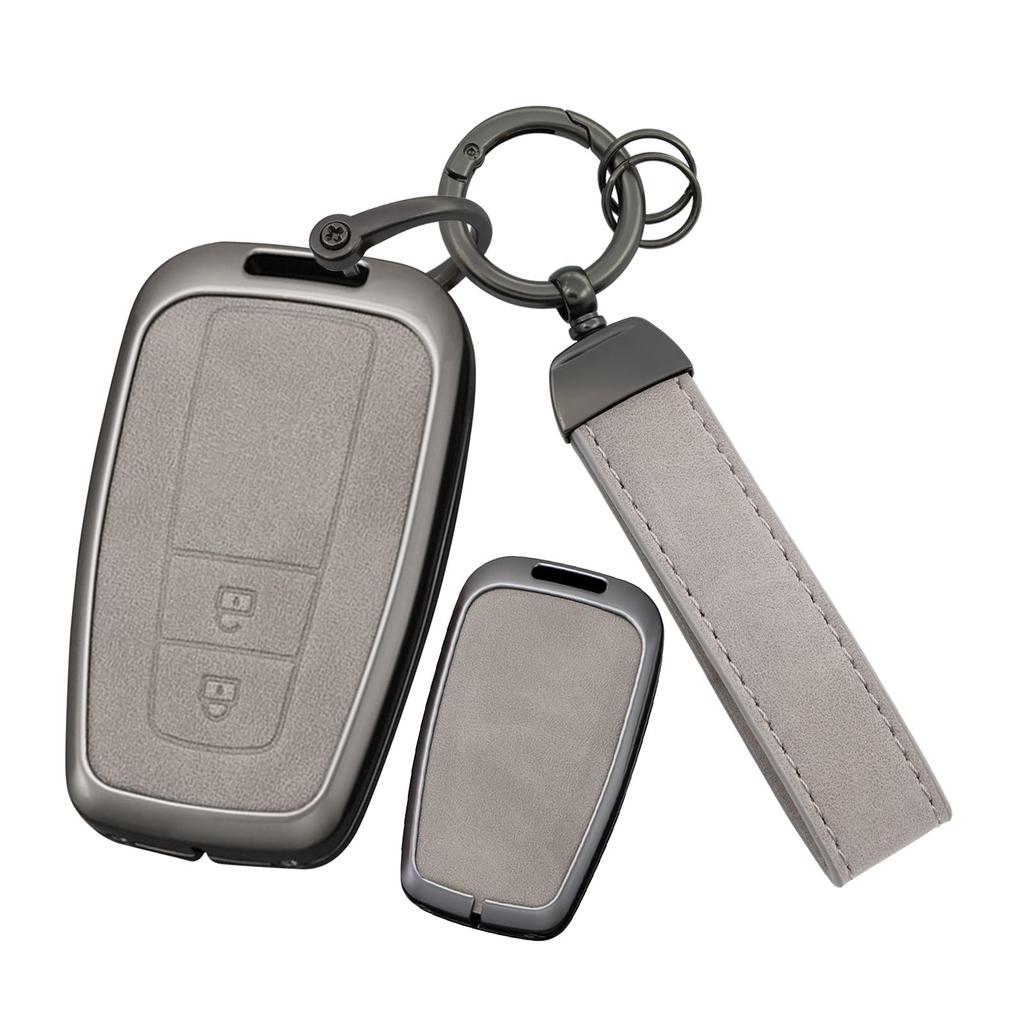 Toyota Key Case, Key Holder, Alloy, PU Leather, Key Shell, Corolla Crown, RAV4, 86,